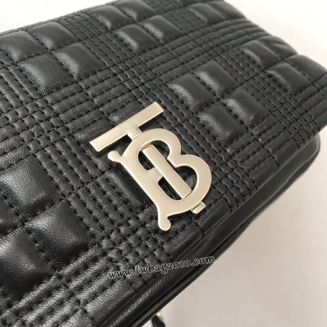 Burberry專門店新款羊皮小號TB蘿拉包 巴寶莉絎縫品牌格紋鏈條單肩挎背女包 yxb1540